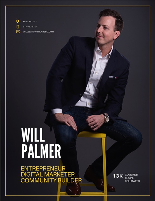 Will Palmer Media Kit Cover